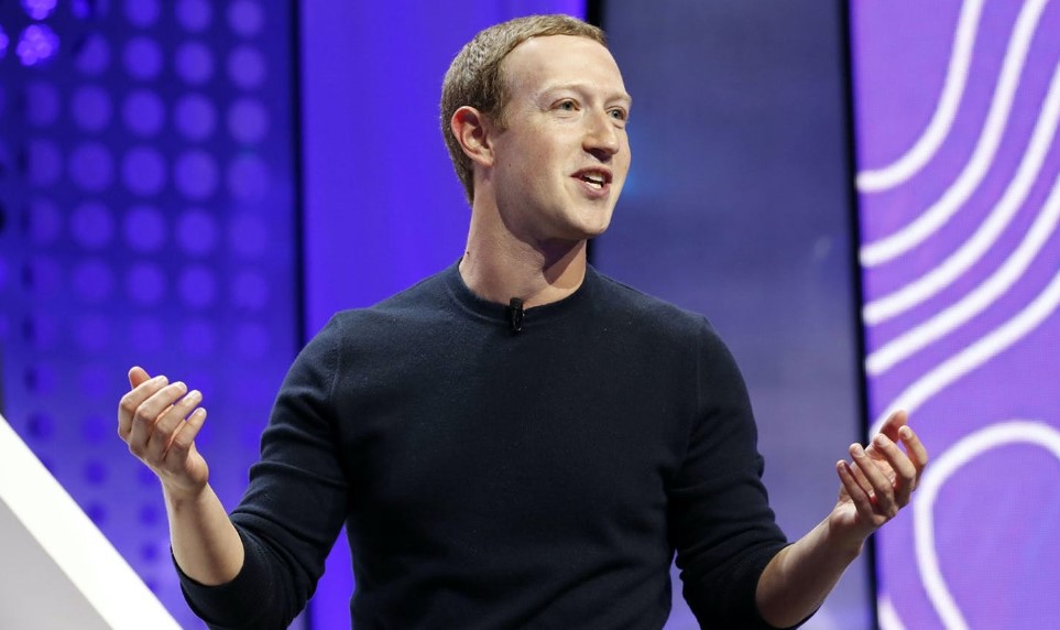 Mark Zuckerberg addressing in conference