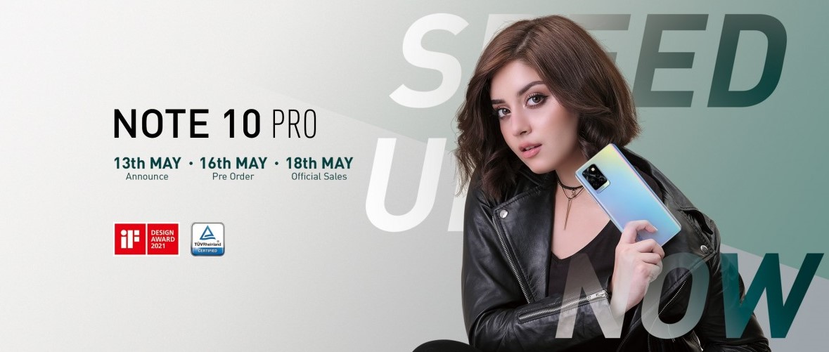 Infinix Note 10 Pro launching on May 13th,2021 in Pakistan