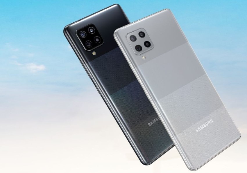 Sasmung Galaxy F42 5G is shown in the picture